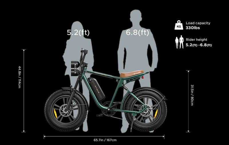 Thông số kỹ thuật xe đạp điện trợ lực ENGWE M20